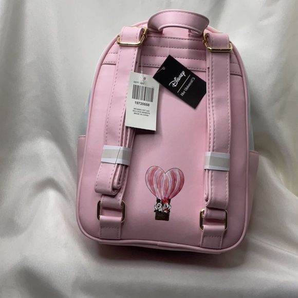 Loungefly Mickey and Minnie backpack - Picture 2 of 6